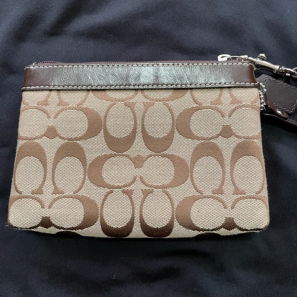 Brown Coach Wristlet - Picture 2 of 2